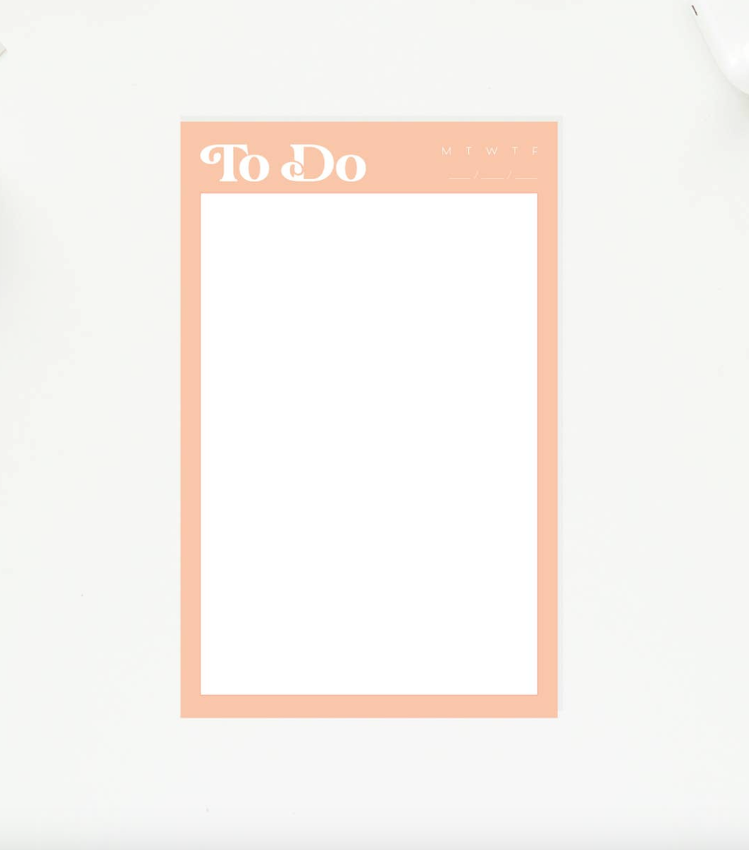 To Do Note Page
