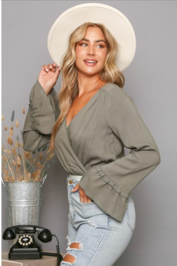 Bell Sleeve Bodysuit