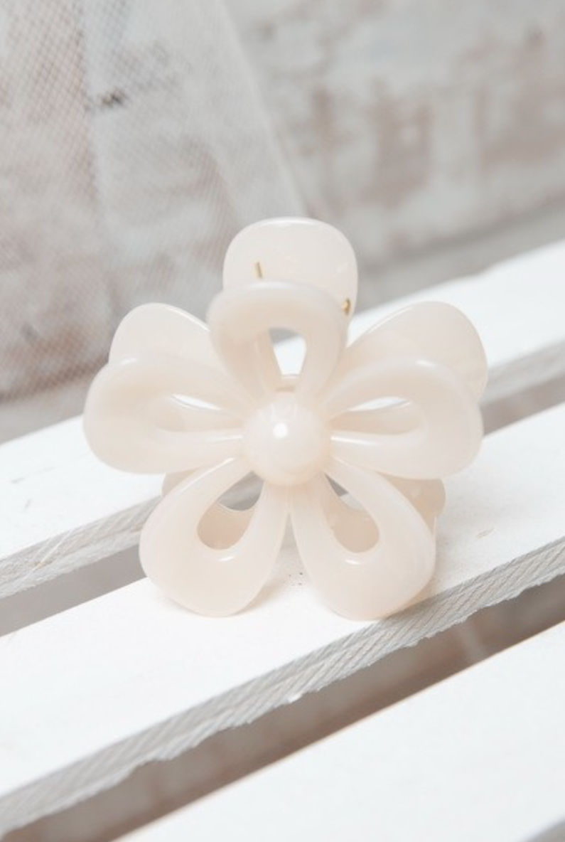 Flower Claw Clip