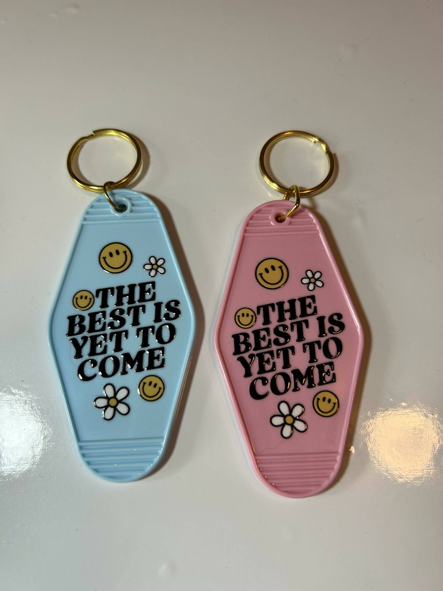The Best Motel Keychain