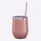 Dusty Rose Wine Tumbler