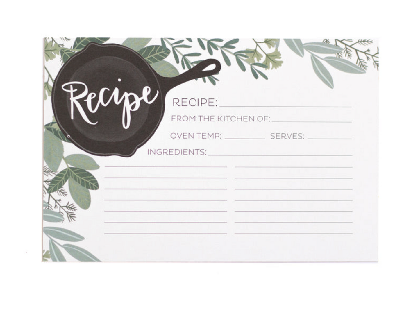 Recipe Cards