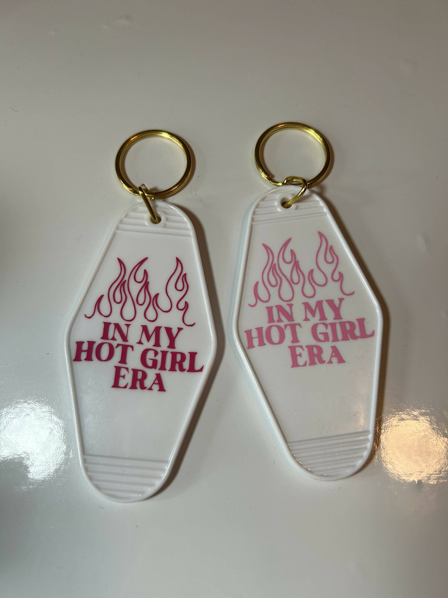 Hot Girl Era Motel Keychain