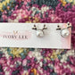Pearl Reindeer Studs